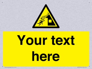 Custom warning roof avalanche